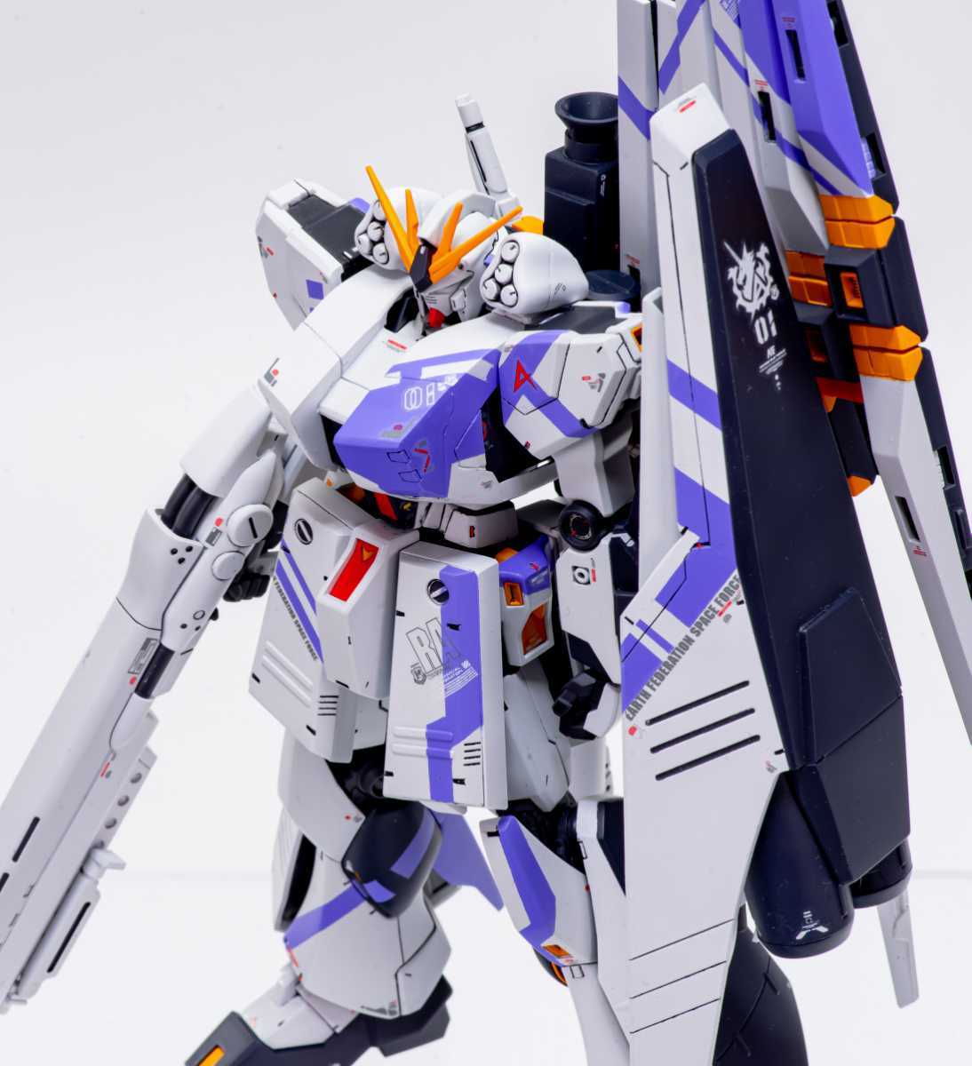 Yahoo!オークション - 【完成品】1/144 νガンダムHWS装備 (エントリー