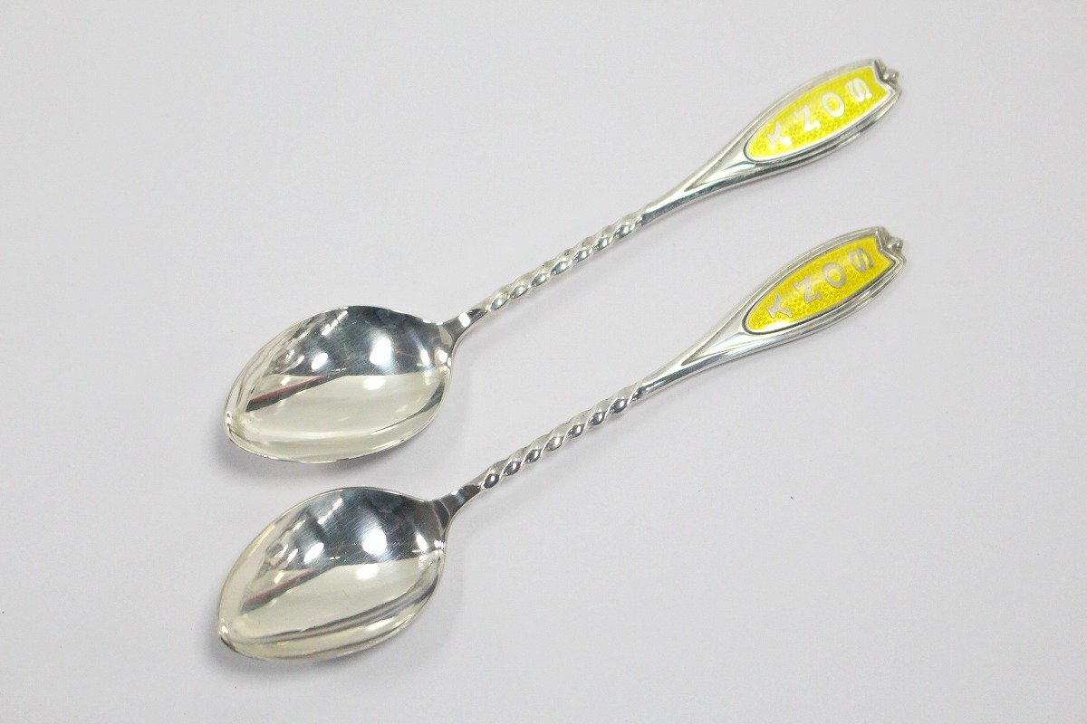 Yahoo!オークション - 純銀製刻印 総重量約27.5g SONY スプーン 2本セ
