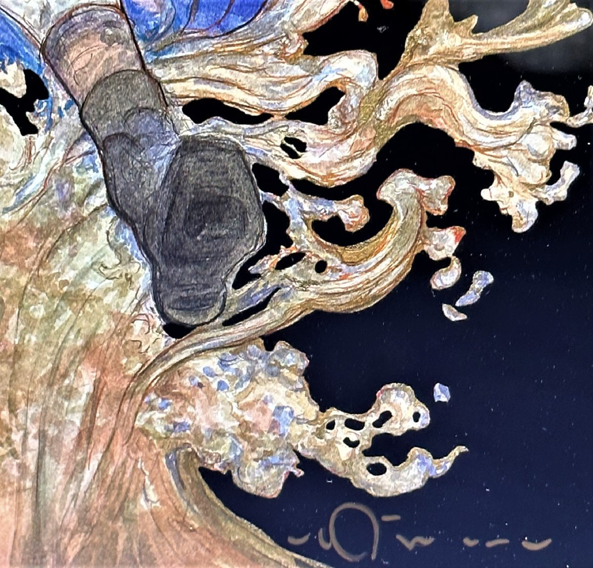 Yahoo!オークション - 真作保証 天野喜孝 漆 セミオーダー WATER WARR