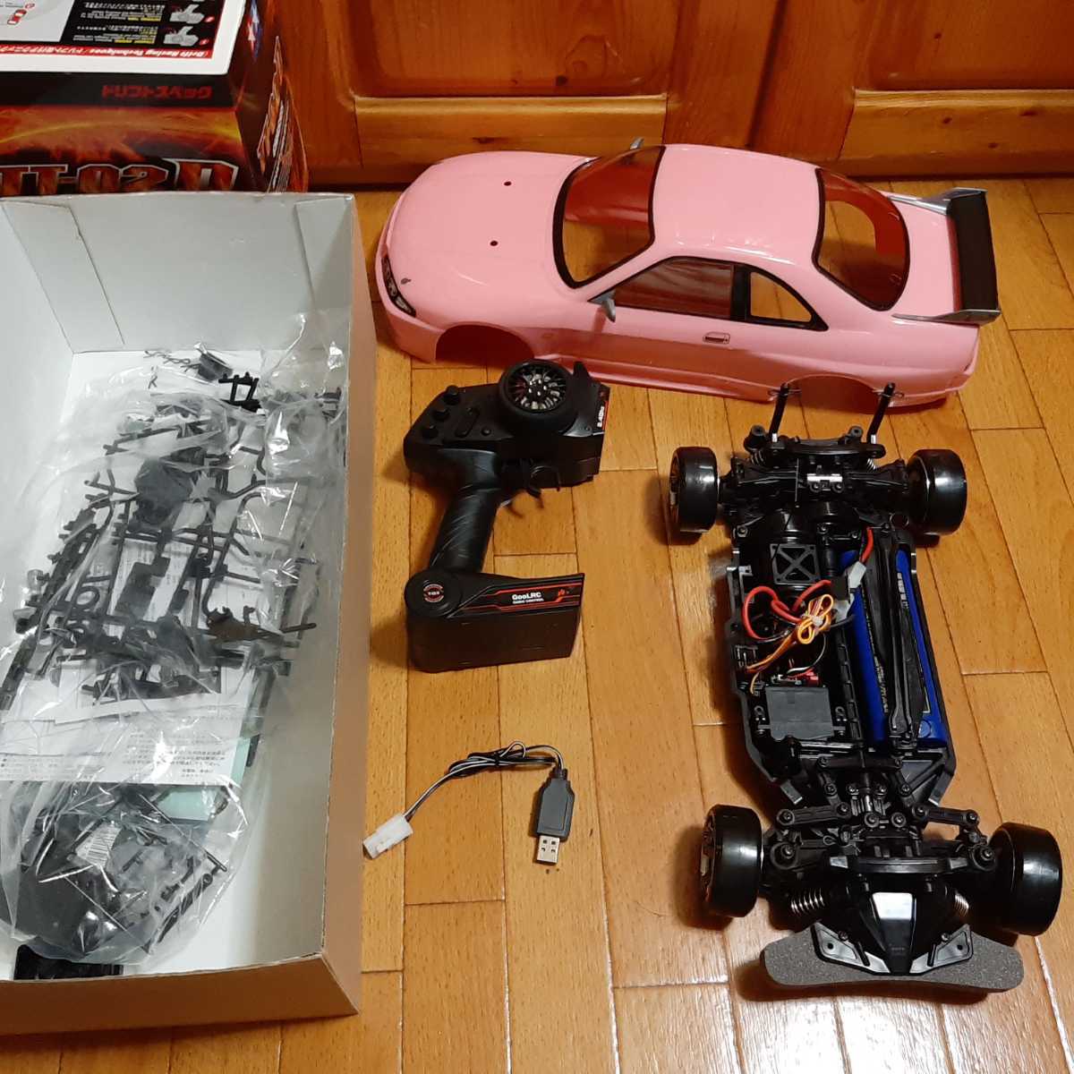 タミヤ ドリフト ラジコン フルセット TT01 スカイラインボディ ②tt02