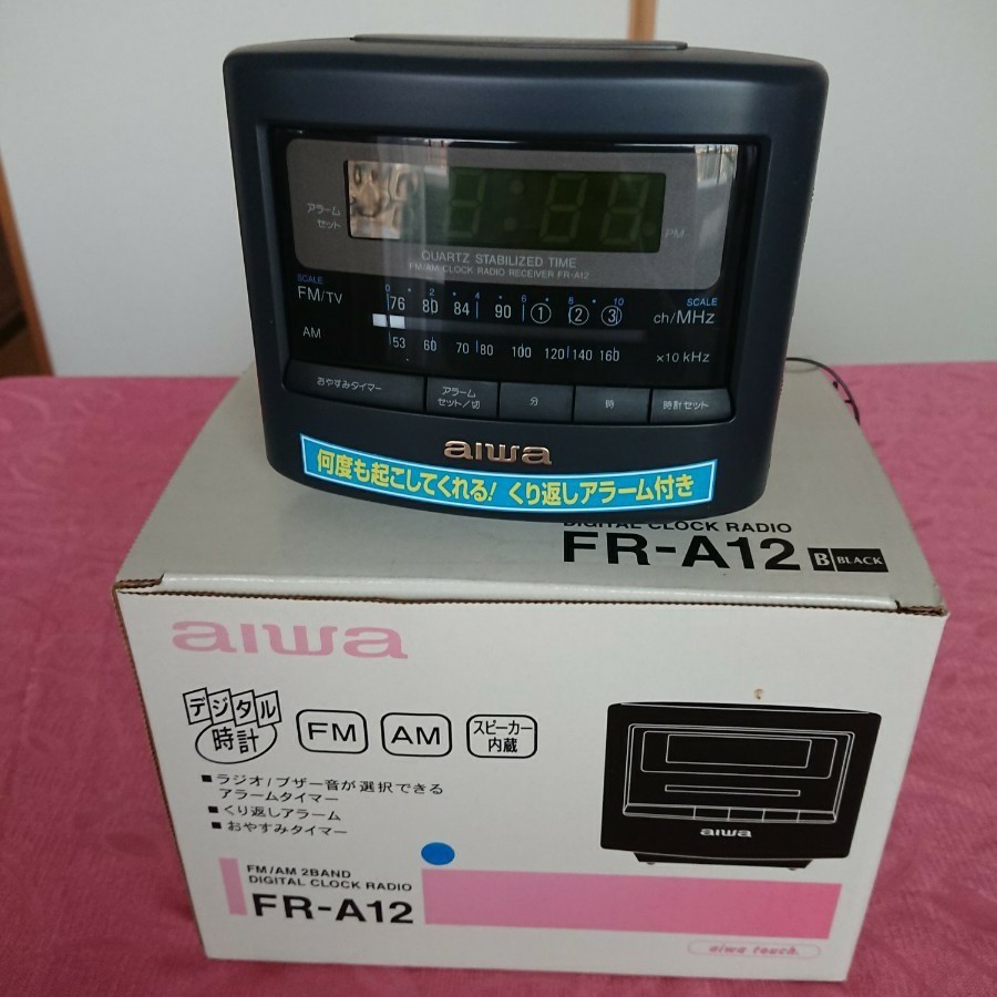 AIWA ラジオ付きデジタル時計 FR-A12｜Yahoo!フリマ（旧PayPayフリマ）