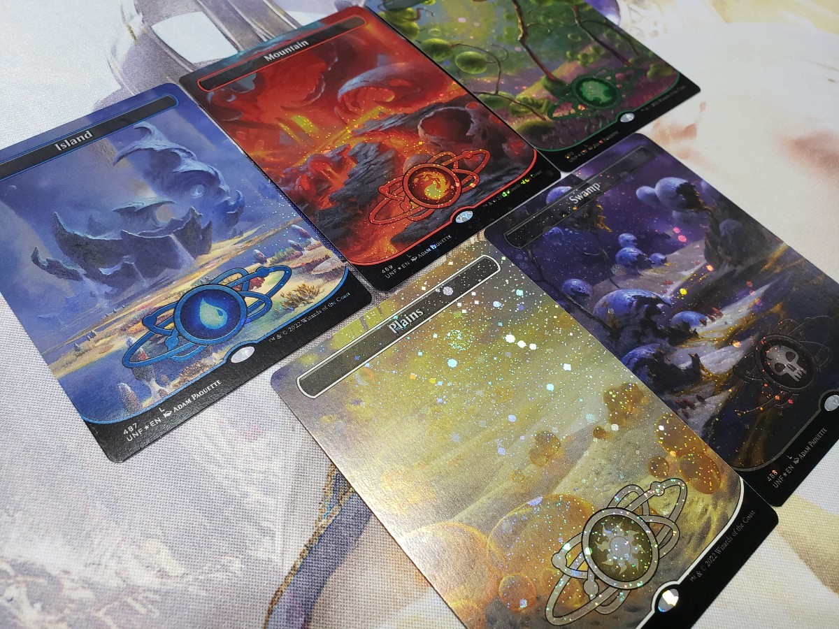 日語 基本土地 ギャラクシーフォイル セット 日語 基本土地