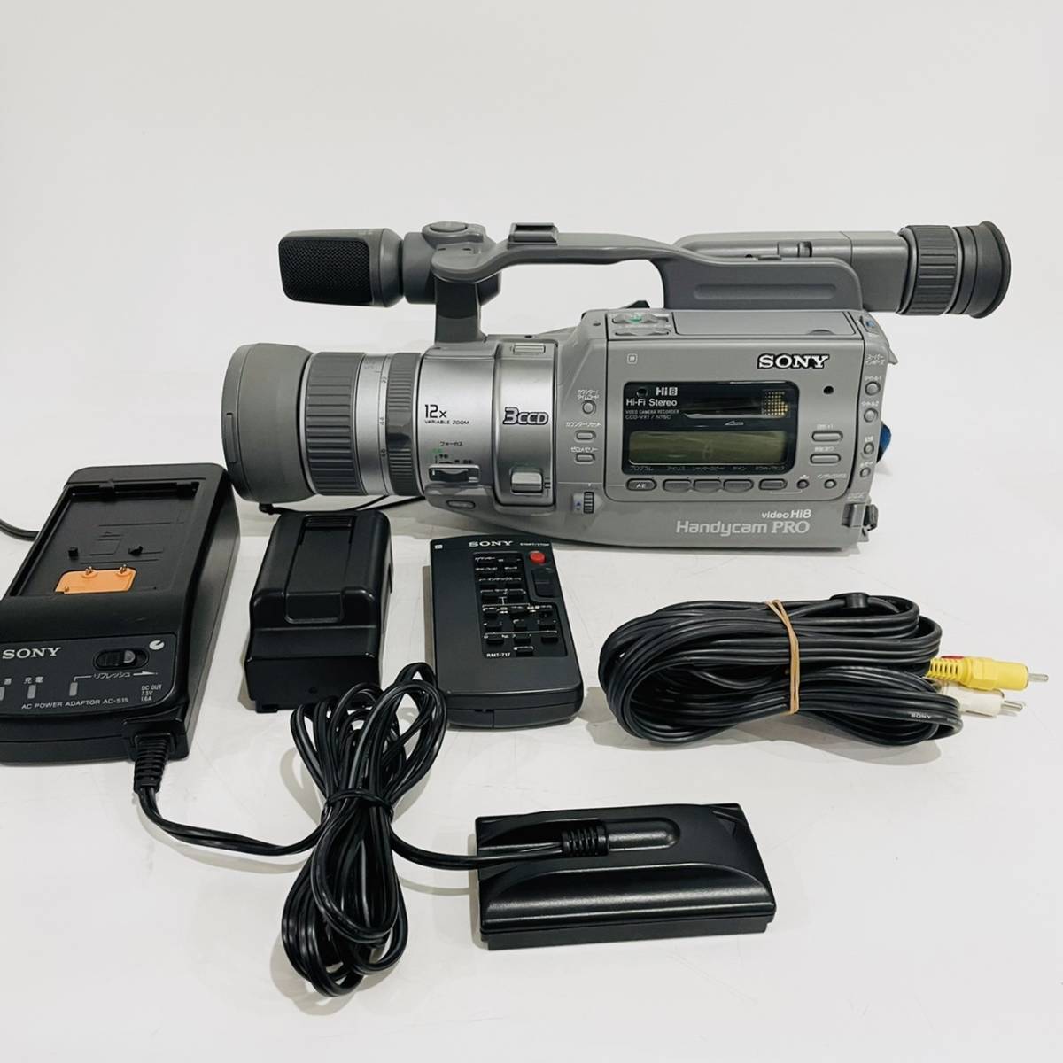Yahoo!オークション - SONY CCD-VX1 Hi8 3CCD Handycam PRO （1836）