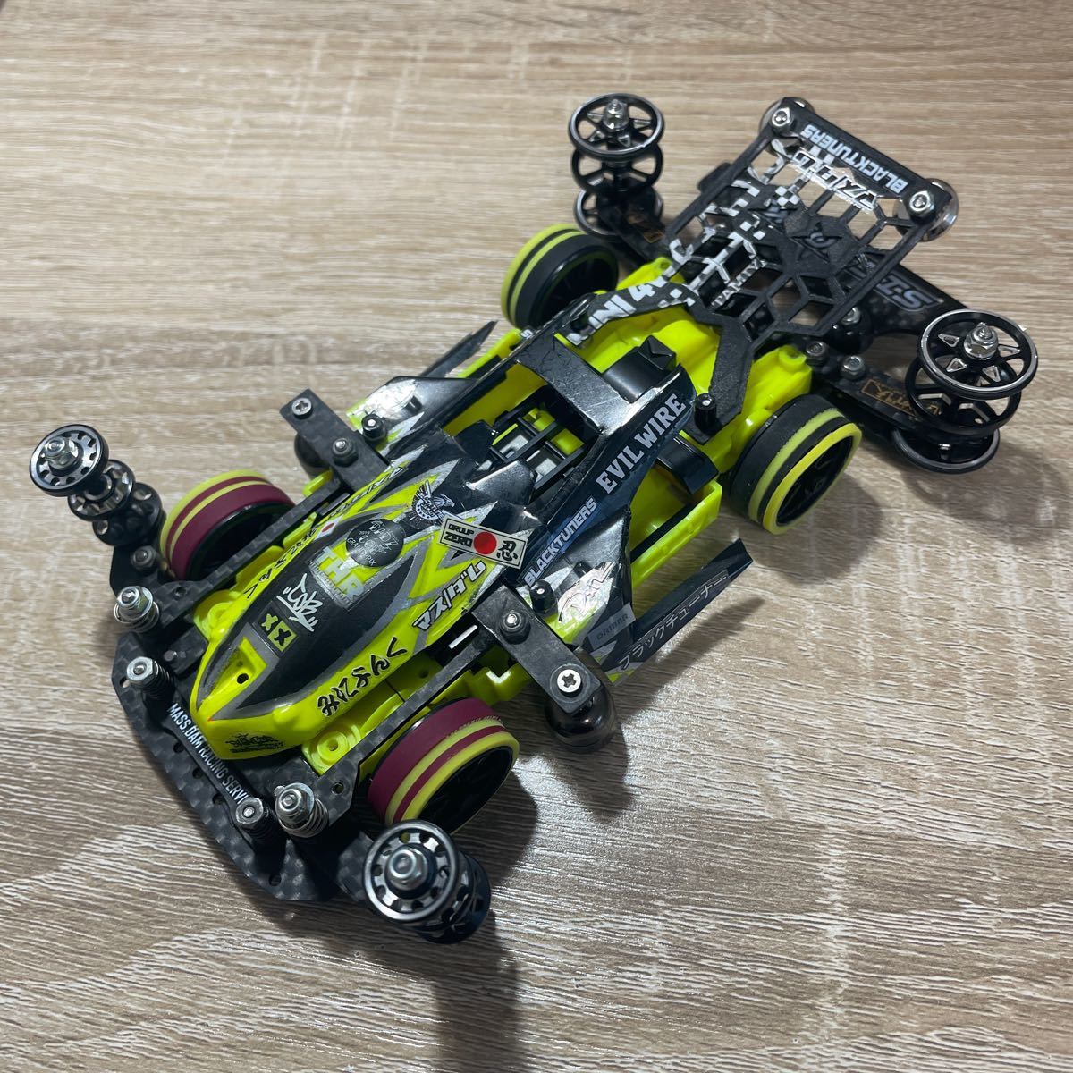 ミニ四駆 完成品 サンダーショット蛍光イエロー②｜Yahoo!フリマ（旧