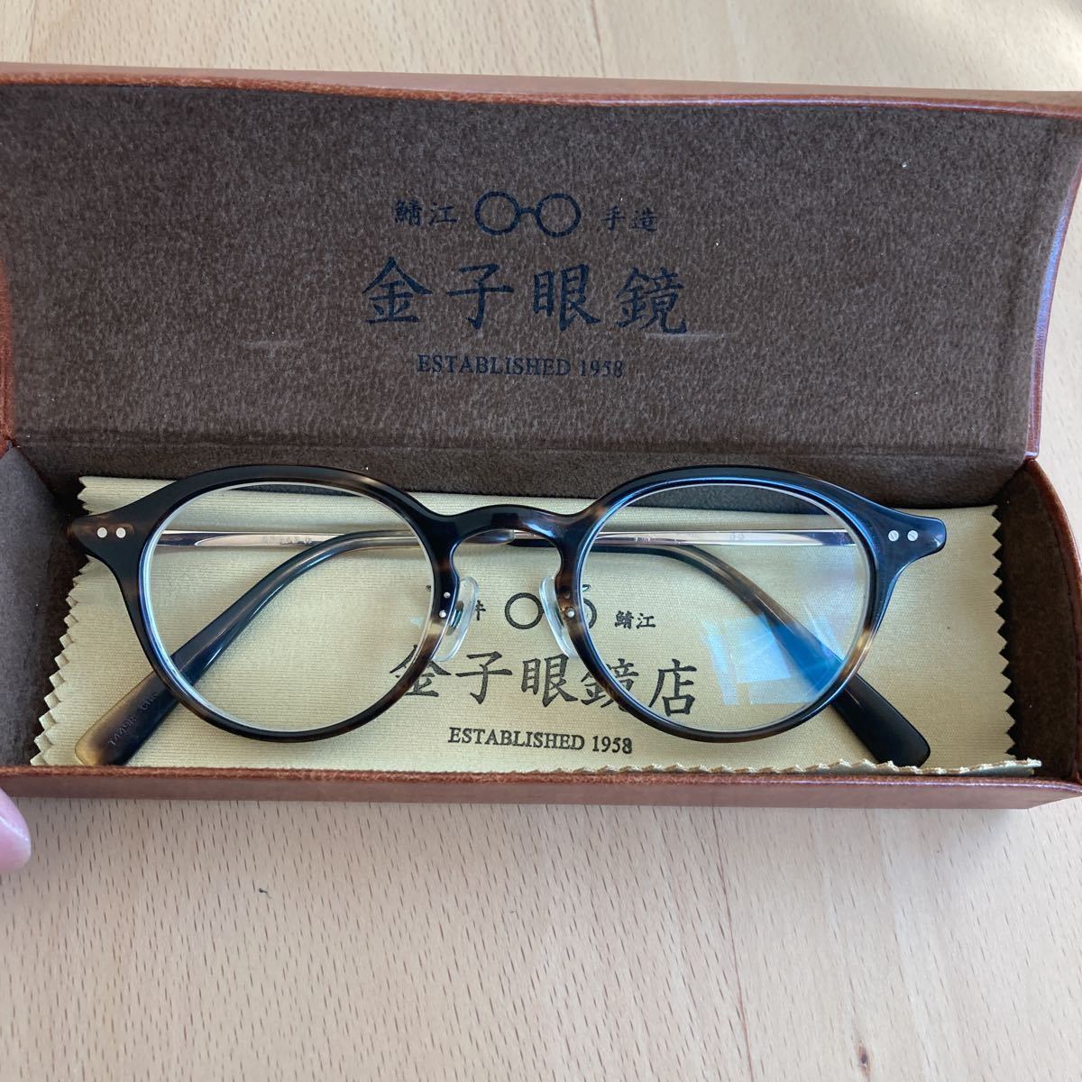 Yahoo!オークション - 金子眼鏡 井戸多美男作T449R 定価48 400円 職人