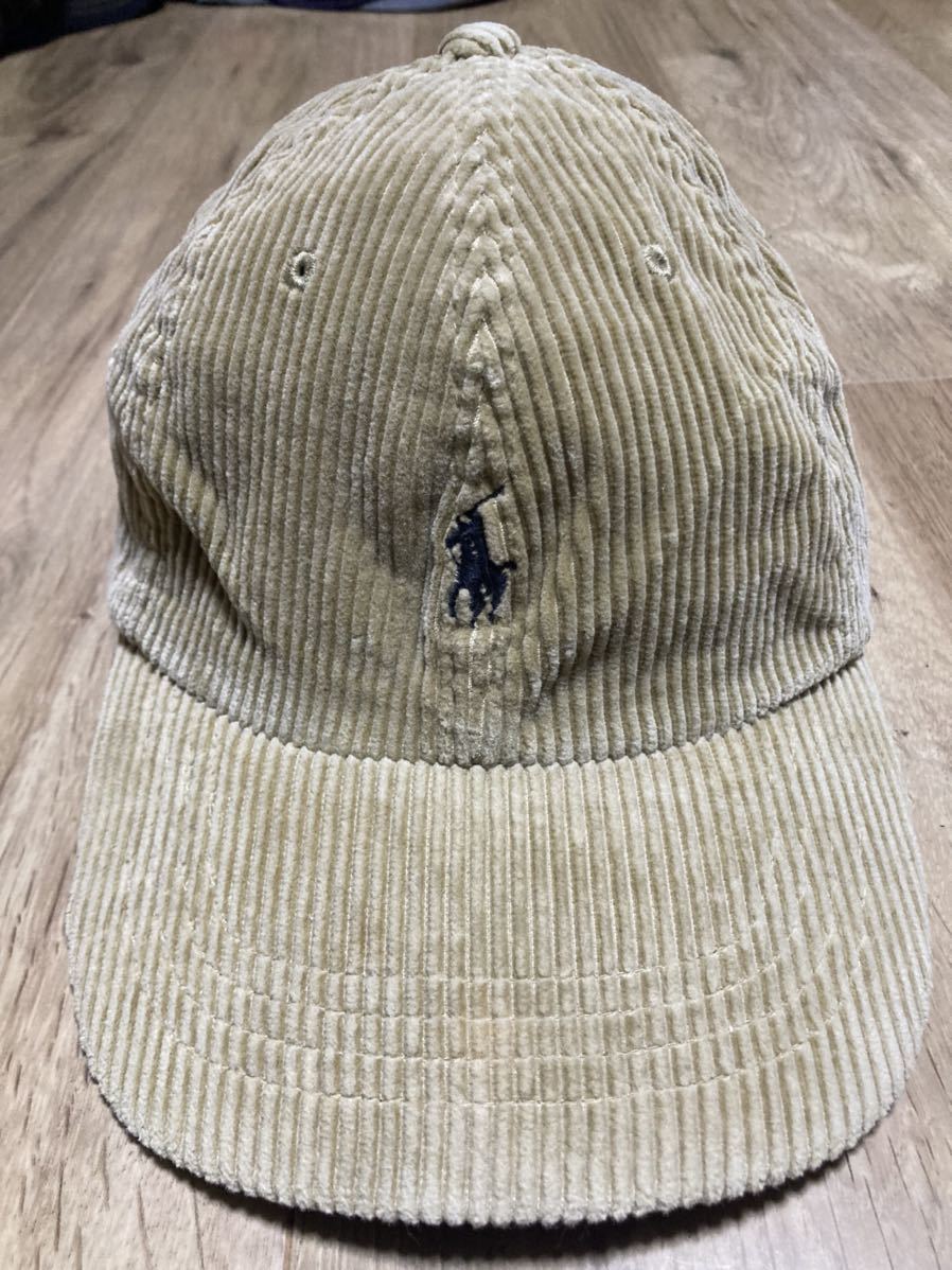 Yahoo!オークション - polo 90s ralph lauren コーデュロイ キャップ