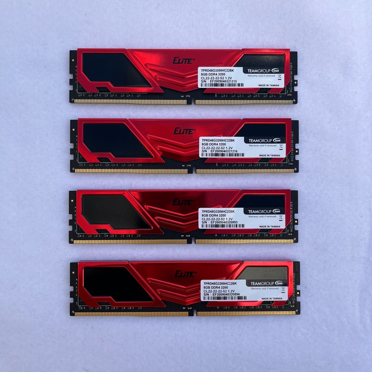 Team DDR4 3200MHz 8GB×4 32GBデスクトップメモリ｜Yahoo!フリマ（旧