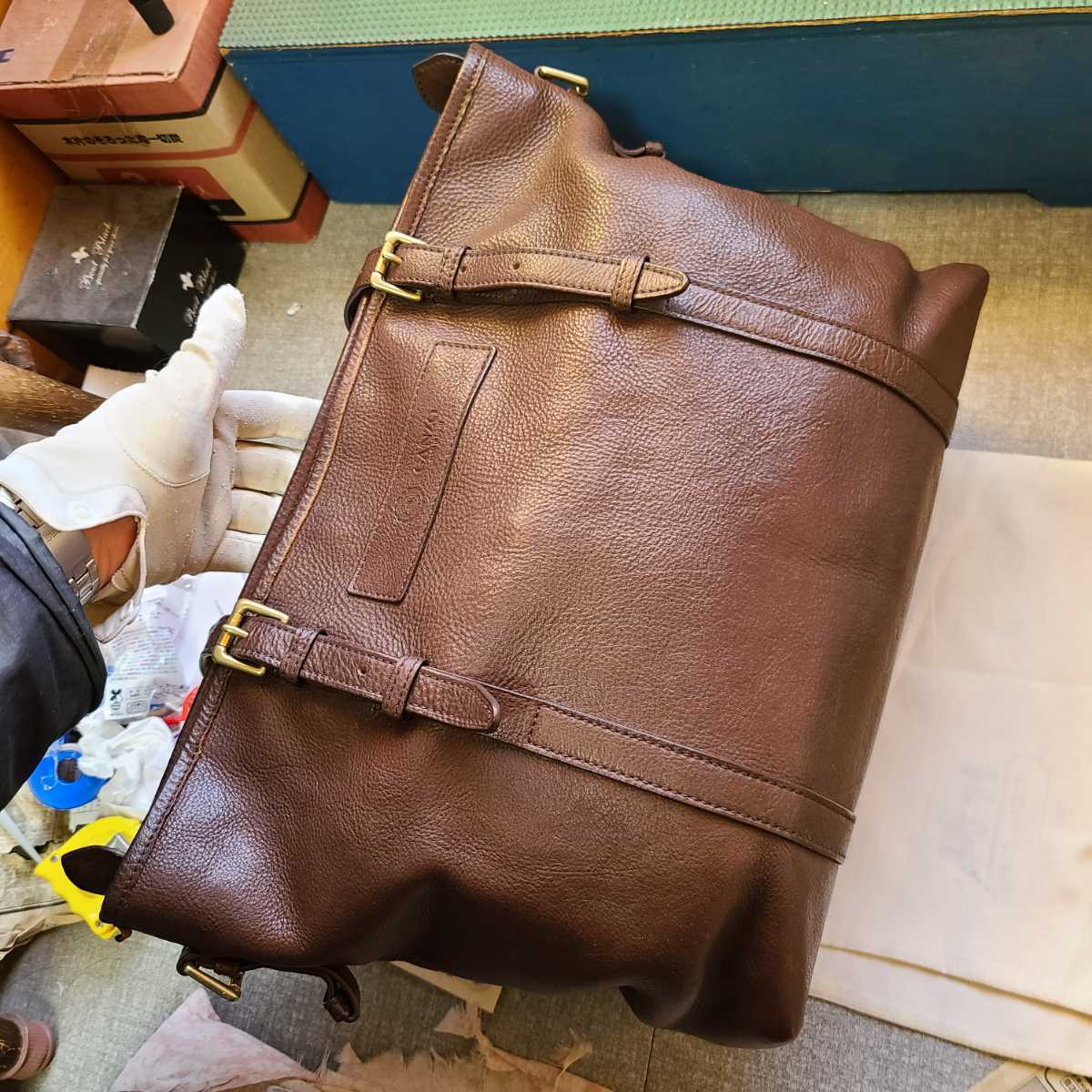 ともやん】ガンゾ 7QS-H (ナナキューエス-エイチ)ブリーフケース GANZO