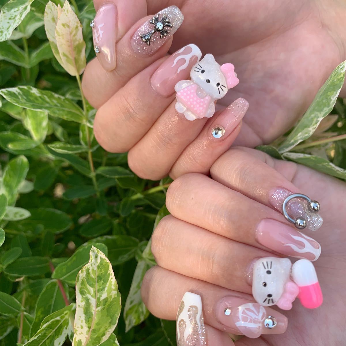 新品 最安値 キティ ネイルパーツ キティネイルパーツ 3D 3Dパーツ