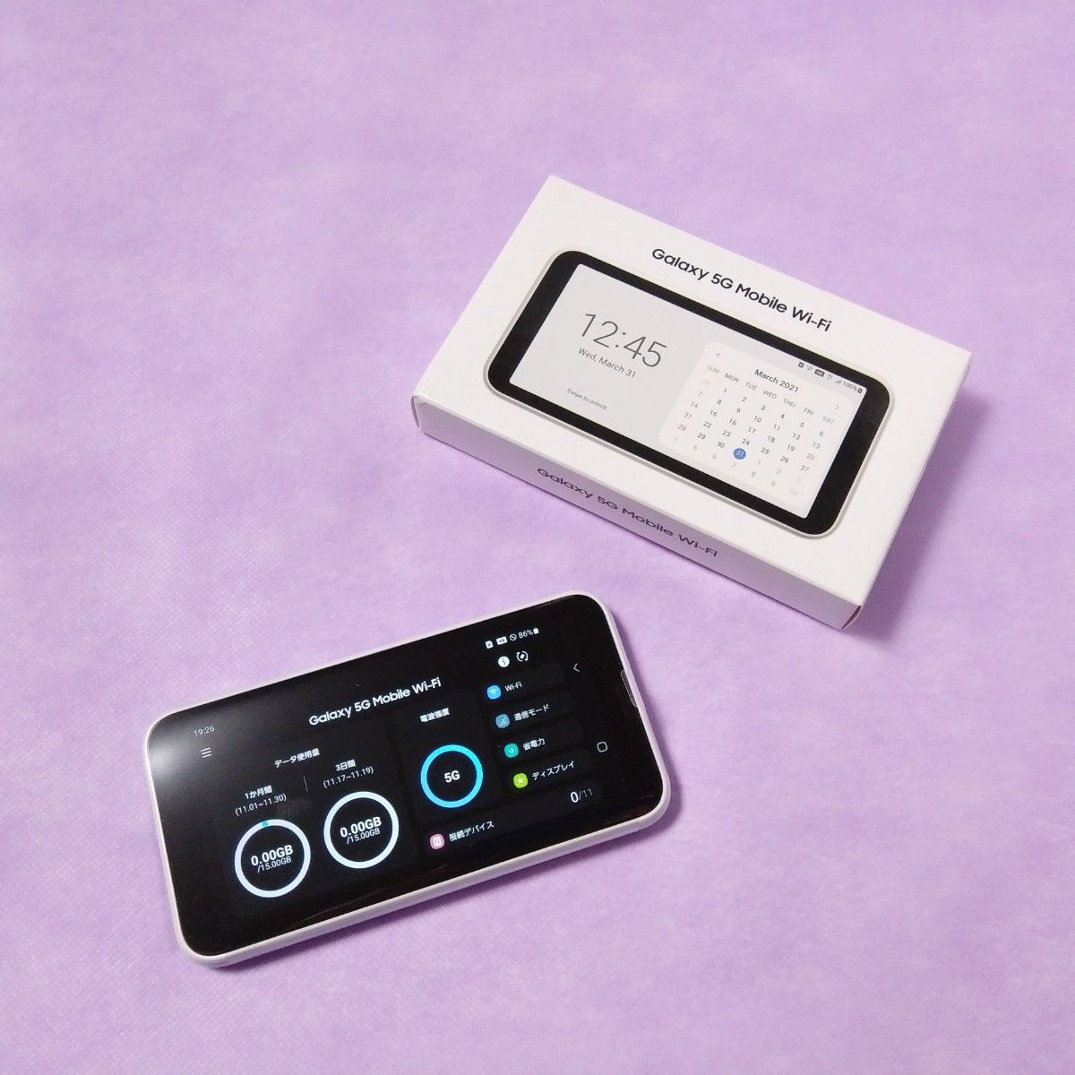 Samsung Galaxy 5G Mobile Wi-Fi SCR01 SIMフリー 5G対応 モバイルWiFi