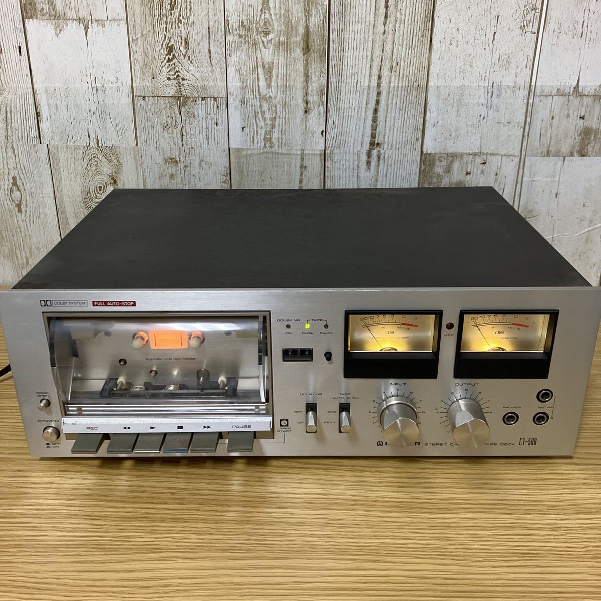 Yahoo!オークション - Pioneer カセットデッキ CT-500 通電ジャンク