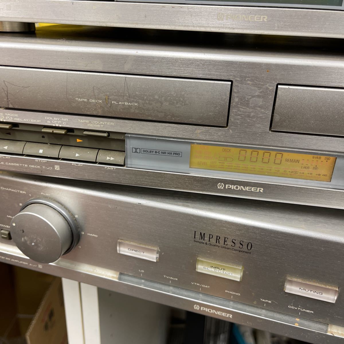 Yahoo!オークション - PIONEER パイオニア T-J7 FD-J7 A-J7 システムコ