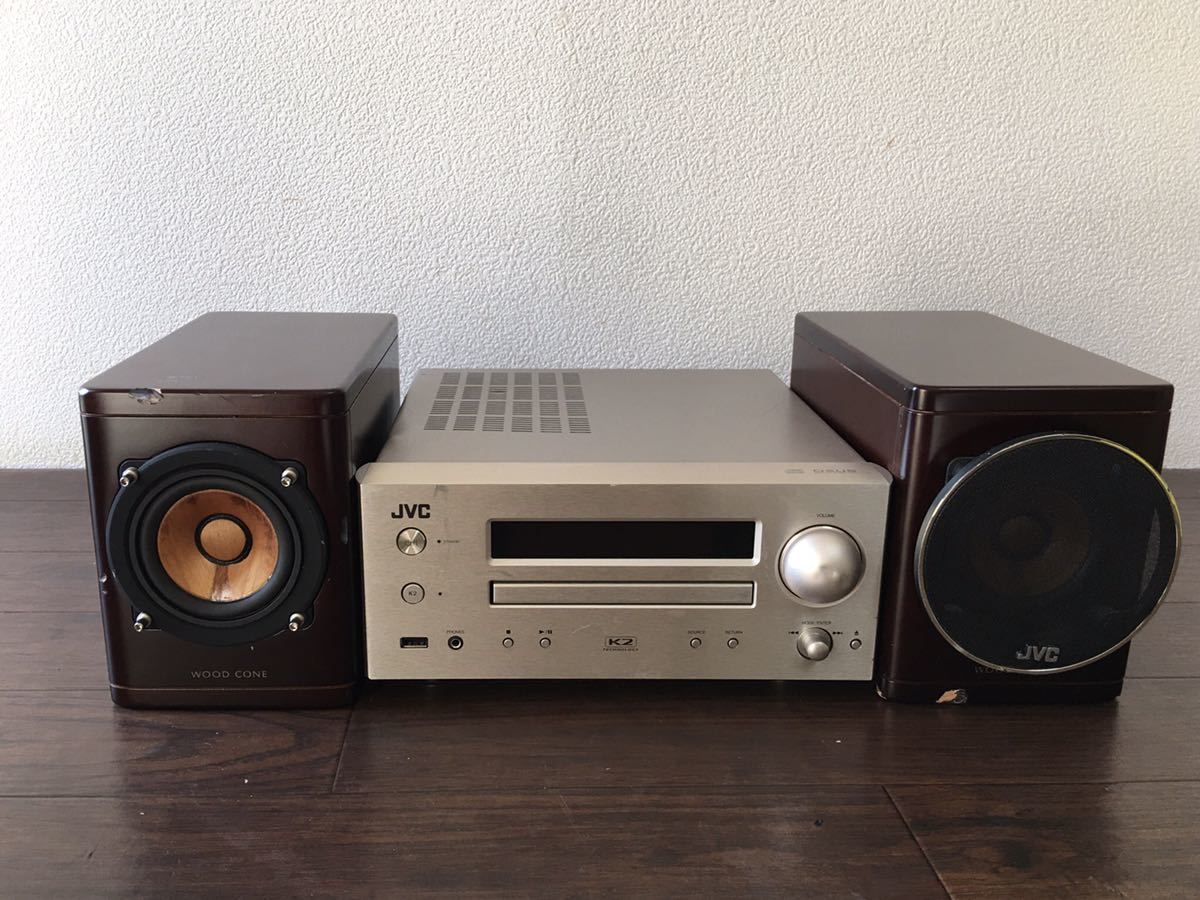 Yahoo!オークション - JVC CA EX-HR5/SP-EXHR5 ウッドコーンシステムコ