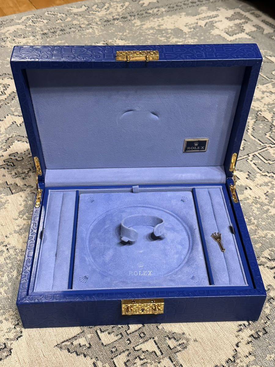 Yahoo!オークション - ROLEX ロレックス 箱 ブルー 鍵付き