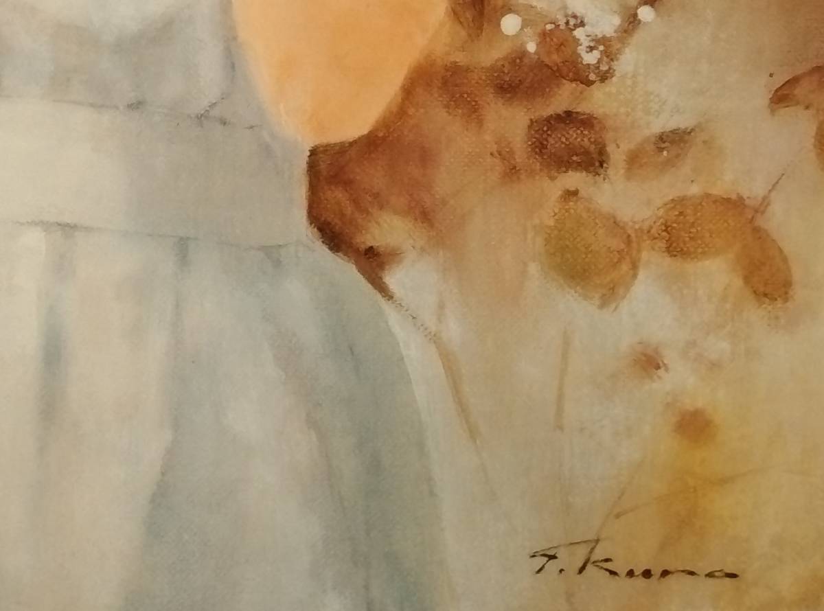 Yahoo!オークション - 黒川達也 真作「初夏の記憶」油彩F6 師・宮永岳