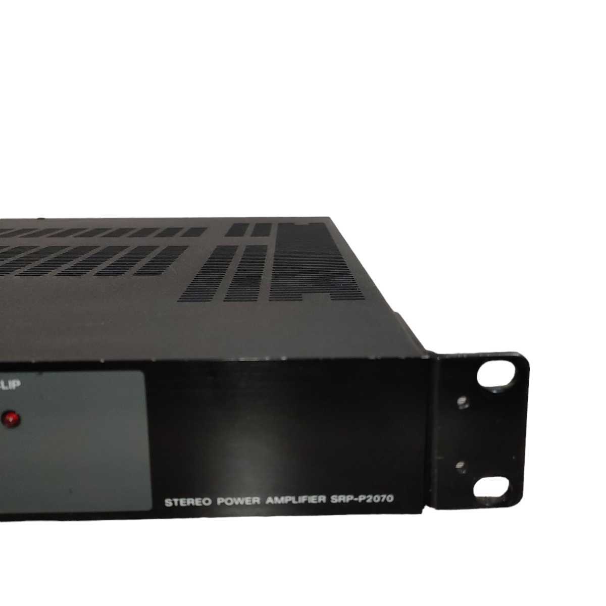 送料無料 SONY SRP-P2070 業務用パワーアンプ (50W×2/70W×2)｜Yahoo