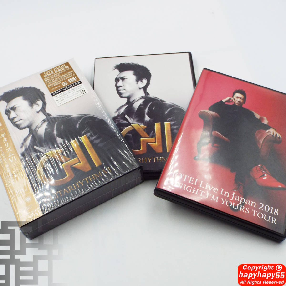 美品 布袋寅泰 GUITARHYTHM VI 初回生産限定盤 DVD付 HOTEI 2018