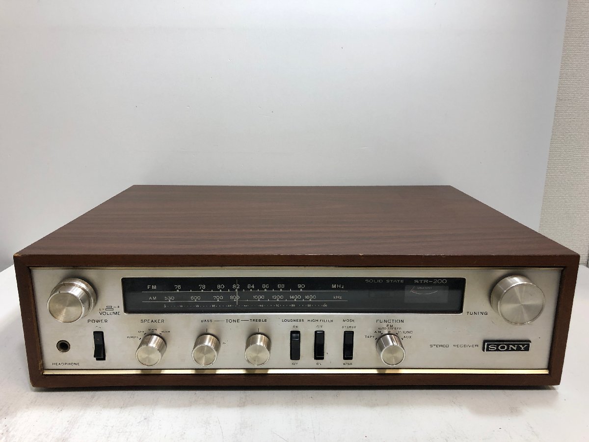 Yahoo!オークション - SONY STR-200 FM AM レシーバー 《動作確認済》