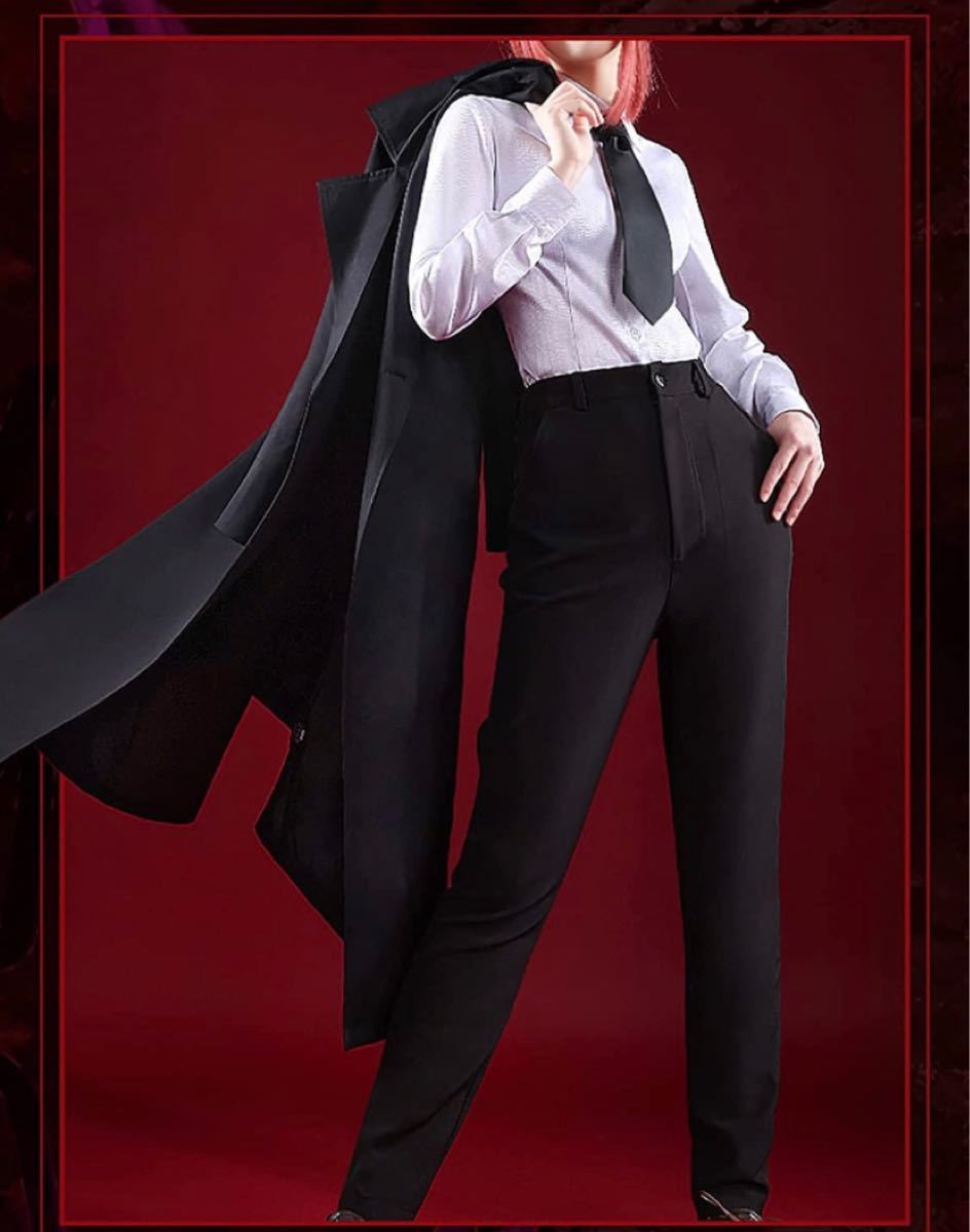 マキマ チェンソーマン コスプレ セット衣装 ウィッグ付き L サイズ