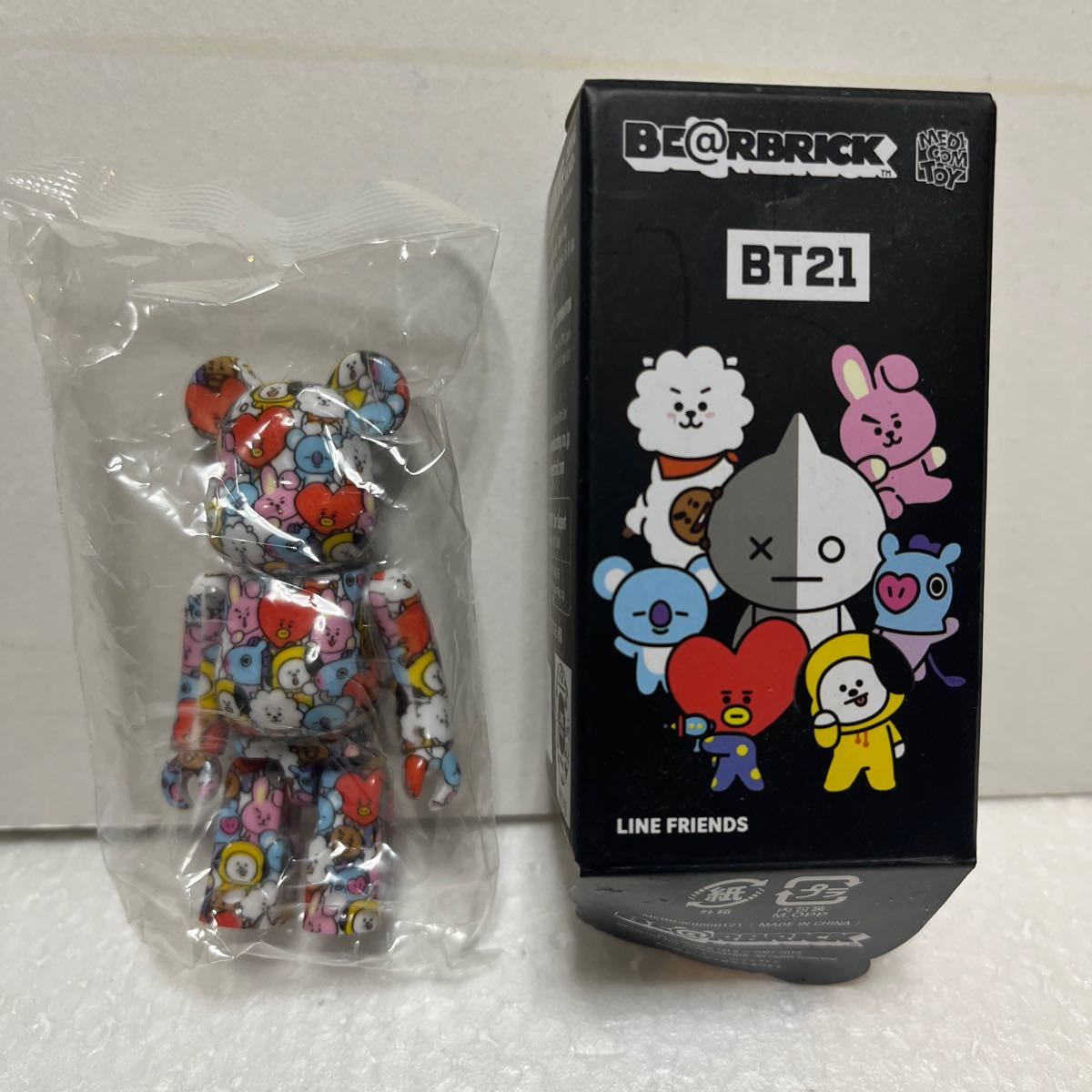 希少 ベアブリック×BTS コラボ BT21 シークレット 箱付き 未開封品