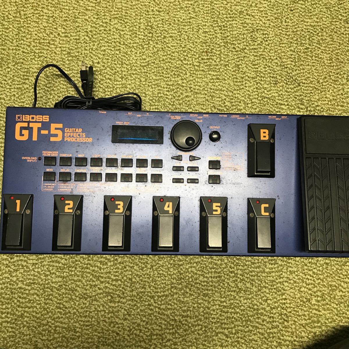 Yahoo!オークション - マルチエフェクター BOSS GT5 ジャンク品