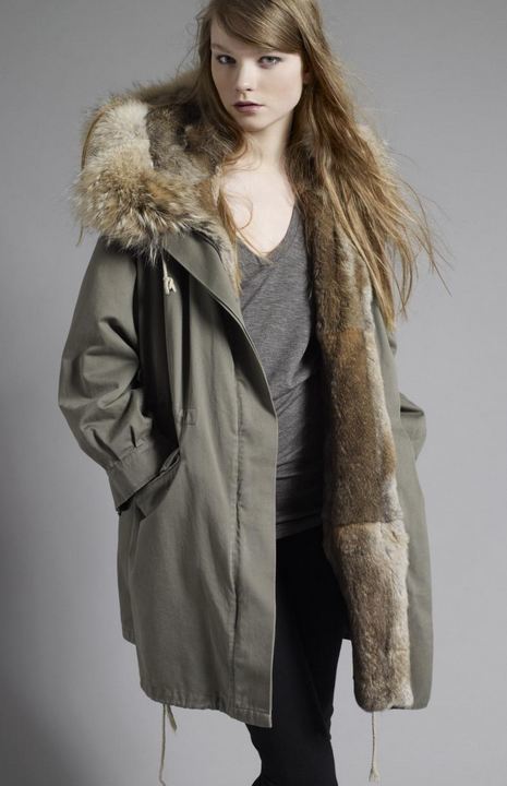 定価20万 ARMY YVES SALOMON イヴサロモン リアルファー モッズコート