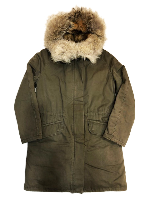 定価20万 ARMY YVES SALOMON イヴサロモン リアルファー モッズコート