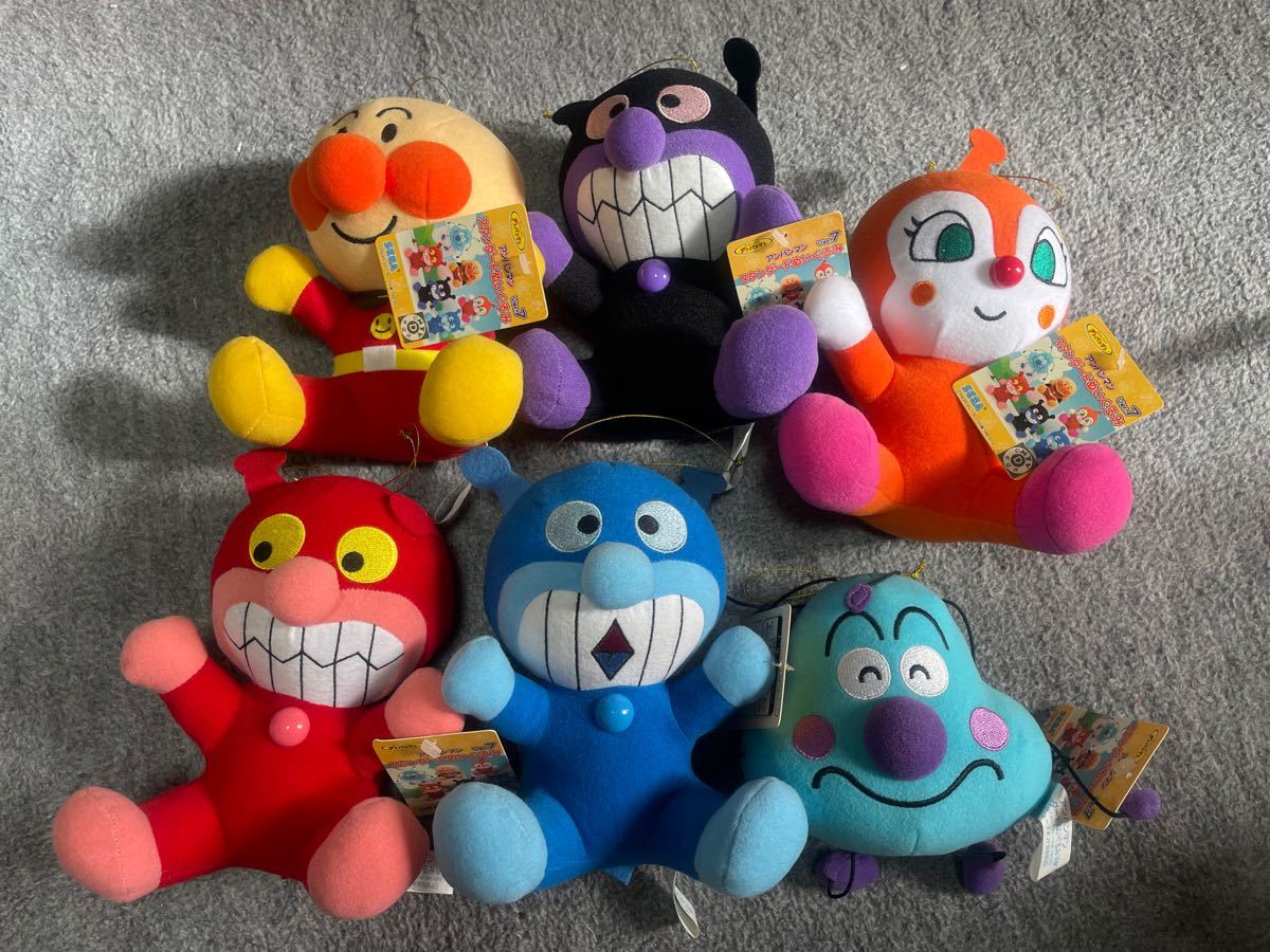 アンパンマン ぬいぐるみ コンプリート アカキンマン アオキンマン 激
