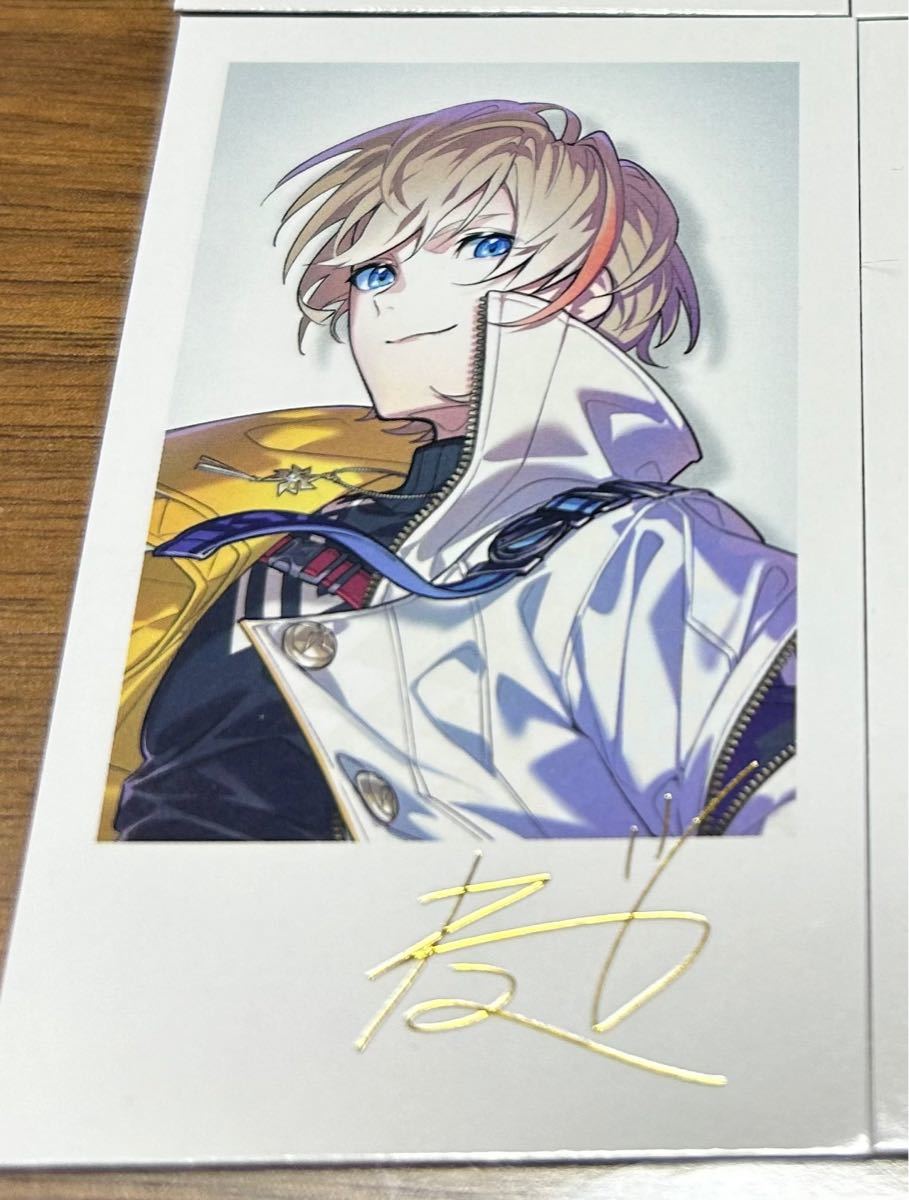 にじさんじ 風楽奏斗 チェキ レア 箔押し シークレット 複製サイン入り