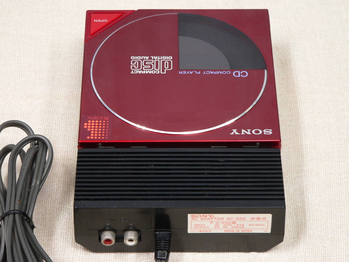 Yahoo!オークション - SONY D-50+AC-D50 ソニー 初代CDウォークマン