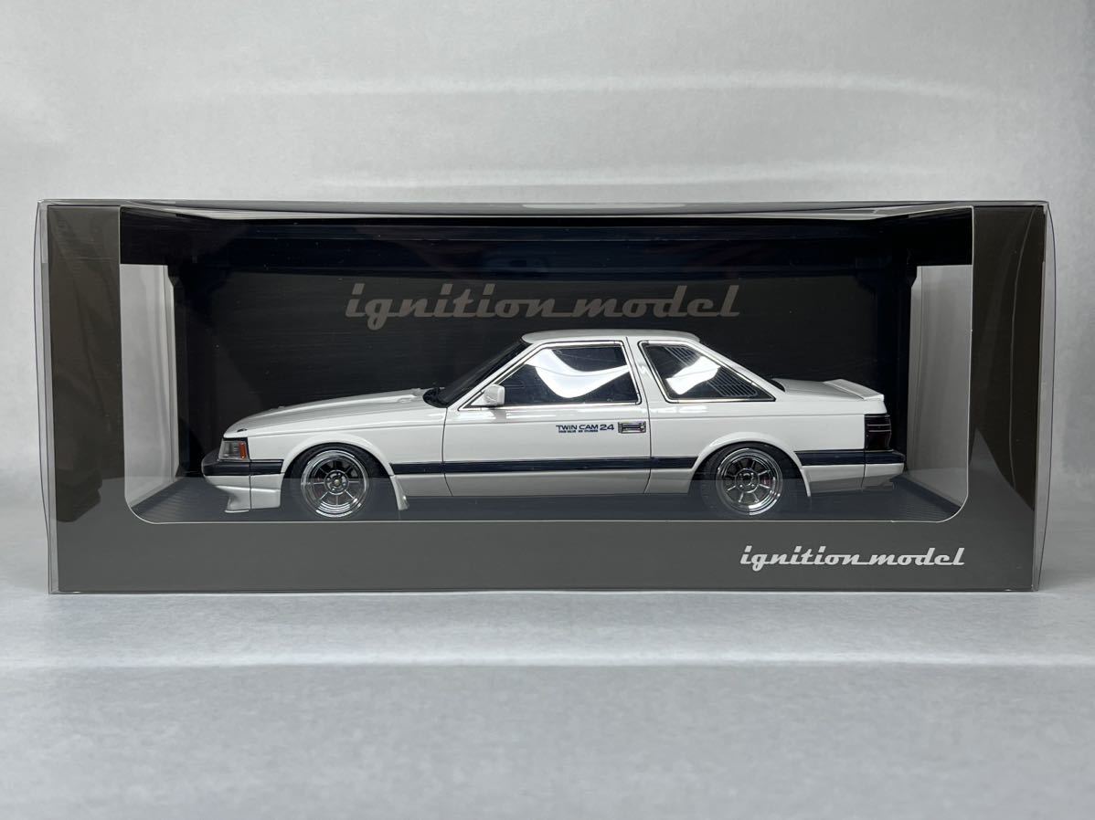 込】IG 1/18 トヨタ ソアラ 2 0 GT Z10 ホワイト 0368 Soarer ハヤシ