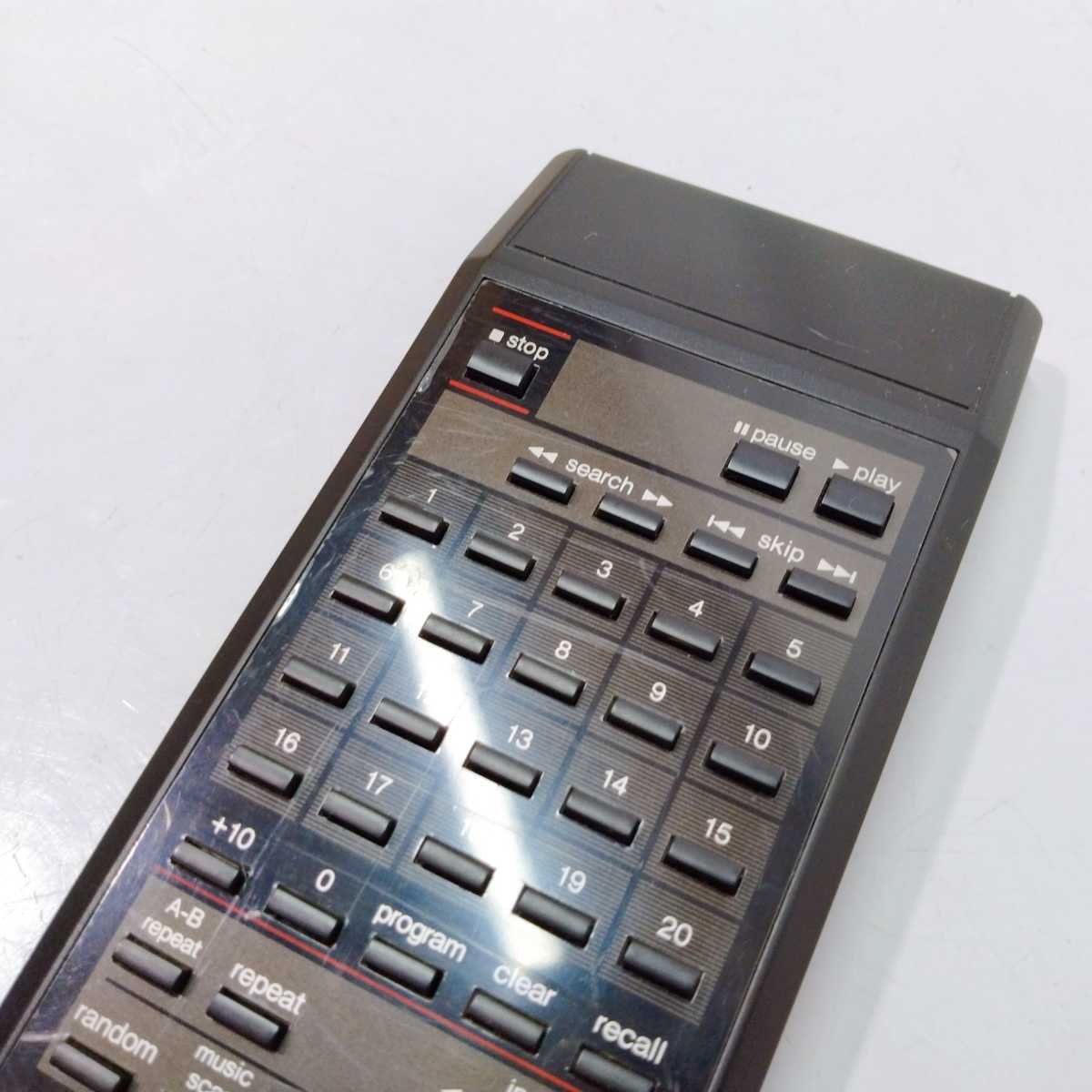 Technics テクニクス EUR64711 CDプレーヤー 純正 リモコン｜Yahoo