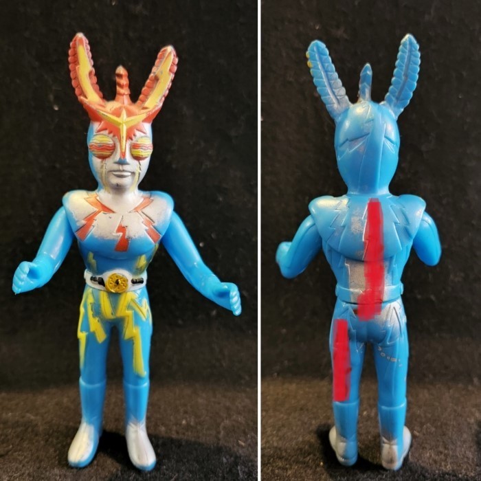 Yahoo!オークション - ポピー イナズマン 当時物 ソフビ人形 2体まとめ