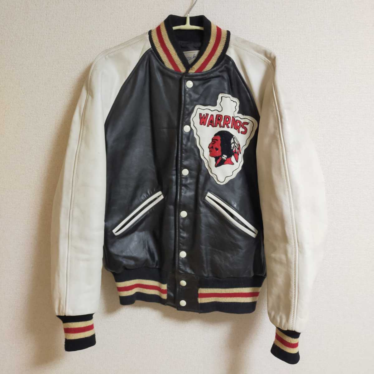 CATCHBALL キャッチボール 希少 オールレザー スタジアムジャンパー