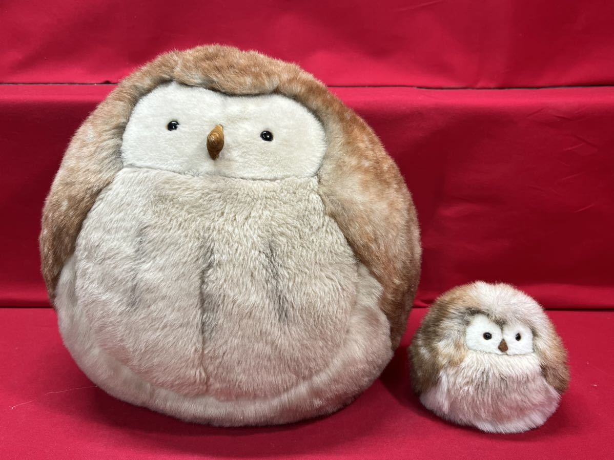 Yahoo!オークション - mon seuil モンスイユ フクロウ ぬいぐるみ 2点