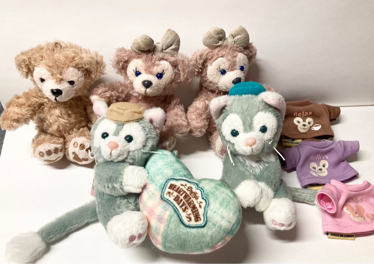 5体セット』Disney ディズニー ダッフィー ジェラトーニ シェリーメイ