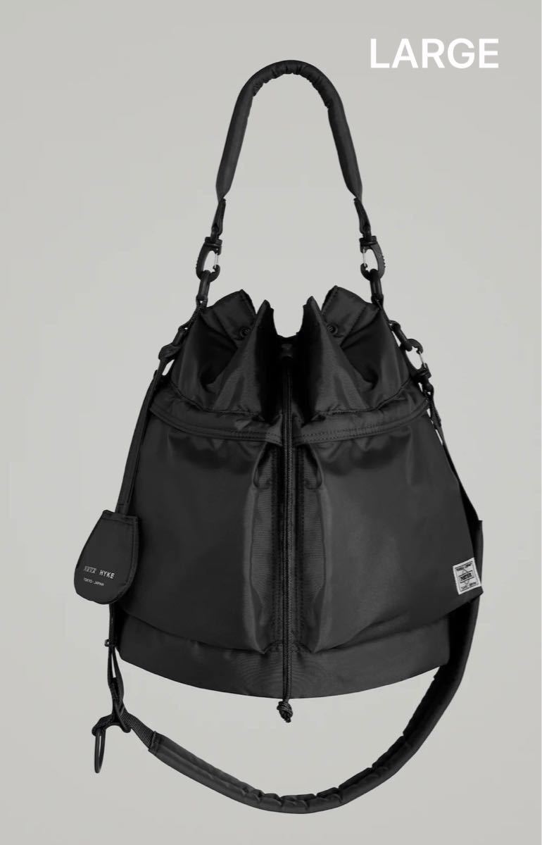 最終価格 PORTER × HYKE 2WAY TOOL BAG (LARGE) Black ハイク ポーター