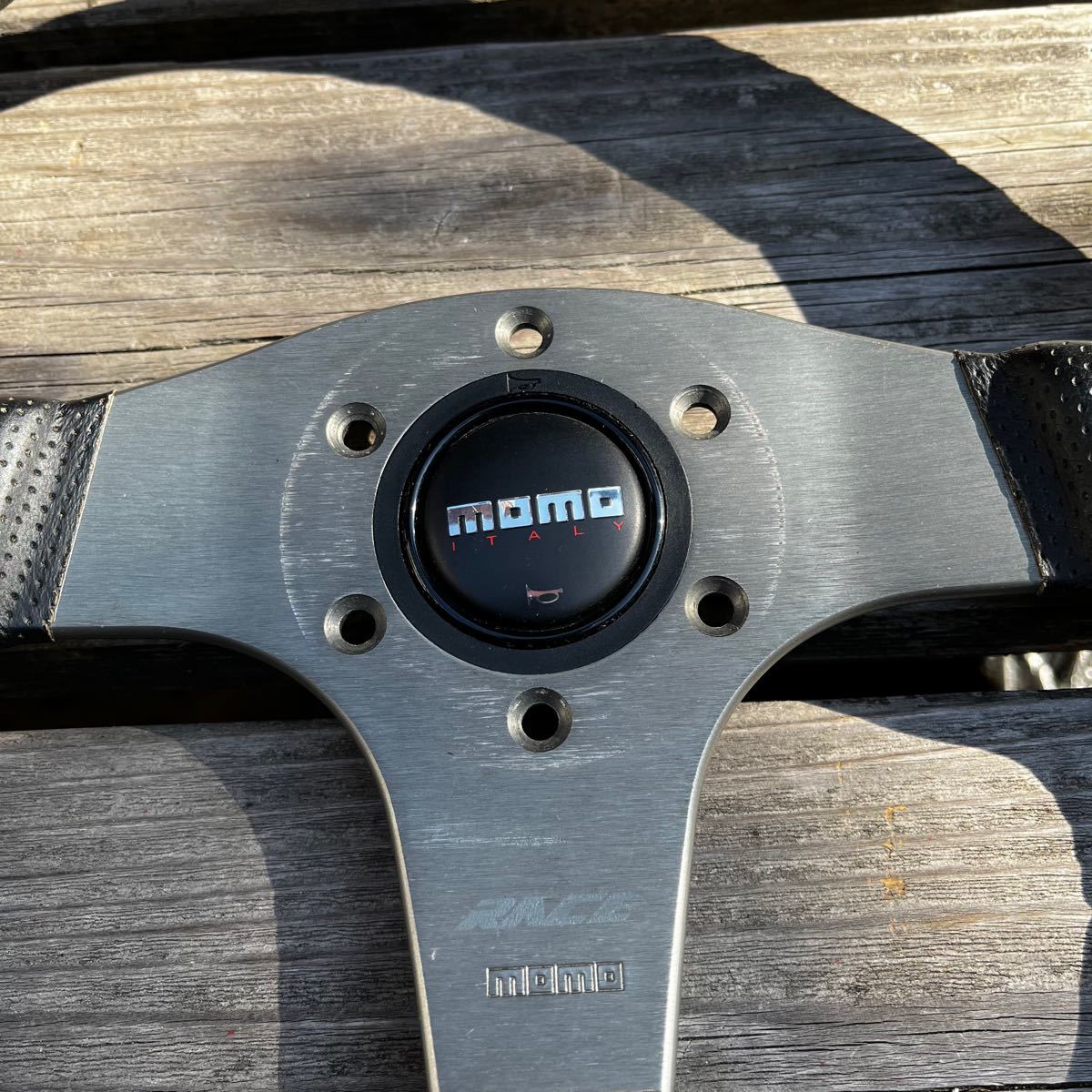 MOMO RACE モモレース 35パイ ホーンボタン ホーンリング付き MOMO