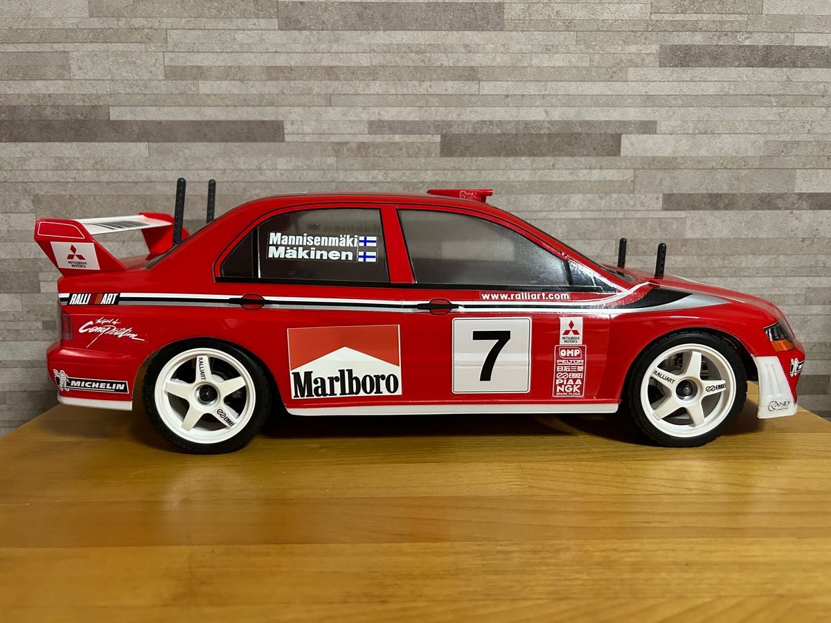 タミヤ 三菱 ランサー エボリューション Ⅶ 1/10 ラジコン ボディ