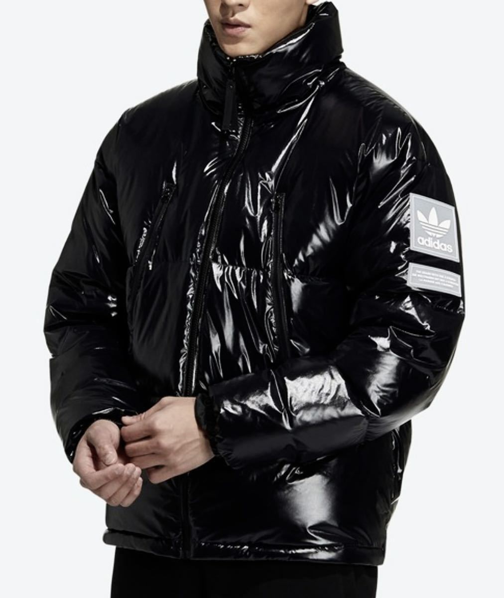 送料込 新品Lサイズ アディダス トレフォイル ダウンジャケット