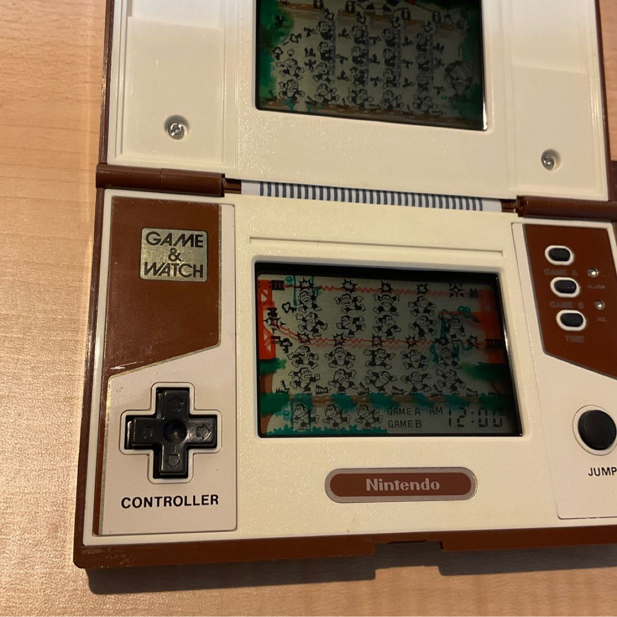 任天堂 ゲームウォッチ ドンキーコング2 画面クリア 液漏れなし 取説