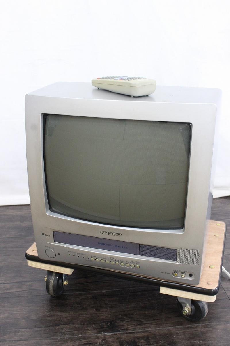 Yahoo!オークション - 【行董】 シャープ 14型 テレビデオ SHARP VT-14
