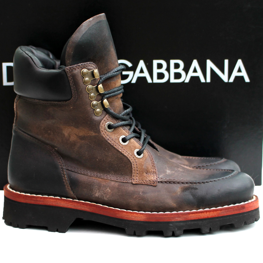 箱・保管袋付 ドルチェ&ガッバーナ DOLCE&GABBANA マウンテンブーツ 6