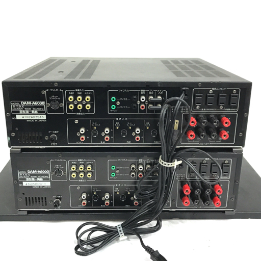 第一興商 中古 第一興商 DAM-A6000 MIXINGアンプ DAM-A6000 カラオケ