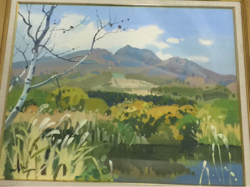 妙高高原（五月）」F10 油絵 絵画 妙高高原（五月）」F10 油絵 絵画