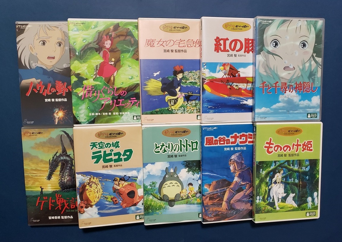 ジブリ となりのトトロ 魔女の宅急便 もののけ姫 天空の城ラピュタ 風