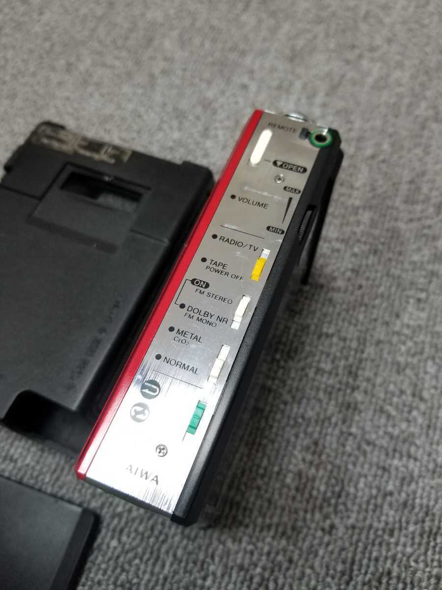 AIWA カセットプレーヤー HS-R8 ジャンク品 AIWA カセットプレーヤー