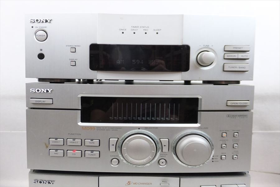 Yahoo!オークション - SONY ソニー DHC-MD99 システムコンポ 取扱説明