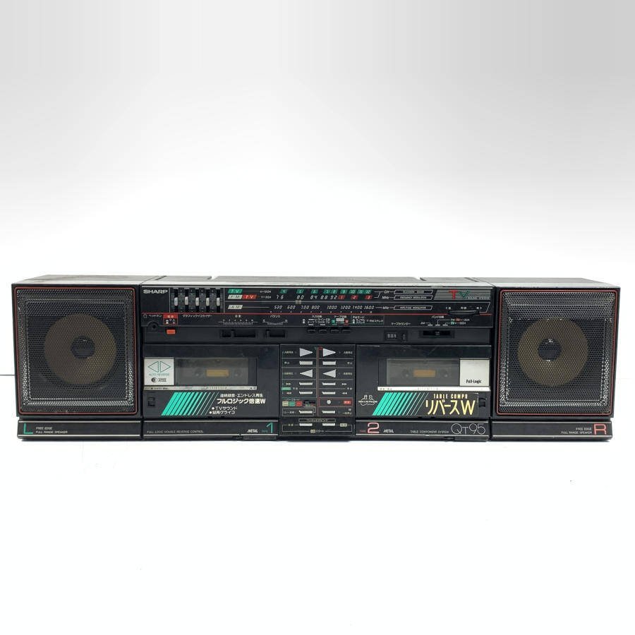 Yahoo!オークション - SHARP QT-95 ラジカセ 現状品