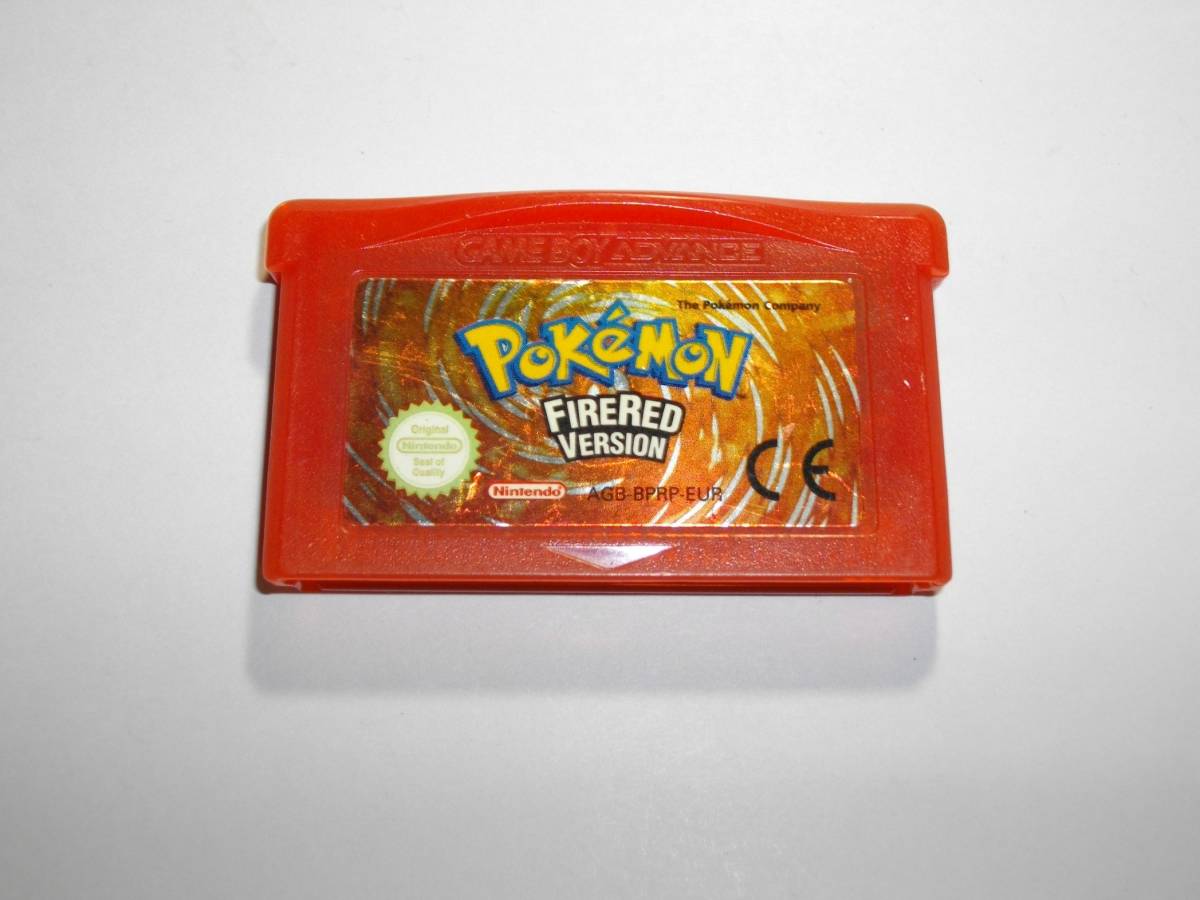 海外版 正規品 GBA ポケットモンスター ファイアレッド 英語版 欧州版